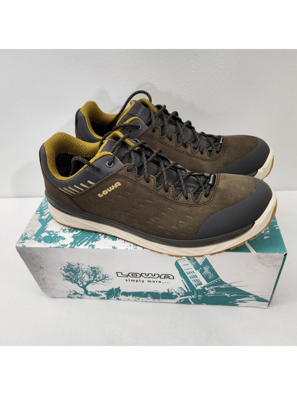 Lowa Malta GTX Lo Gore-Tex Hiking Shoes Olive Brown Men’s 10.5